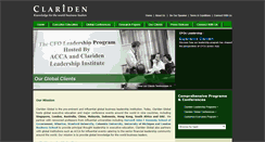 Desktop Screenshot of claridenglobal.com